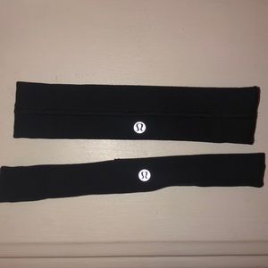 2 LULULEMON Black Headbands